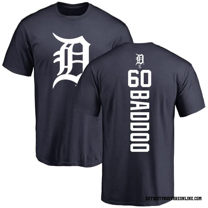 Navy Youth Akil Baddoo Detroit Tigers Backer T-Shirt